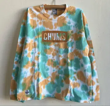 새상품 CHUMS L/S T셔츠 참스 남성용 dye xl