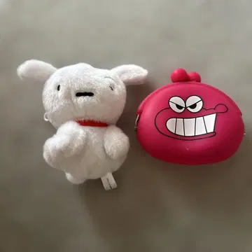 봉제 인형과 파우치 세트