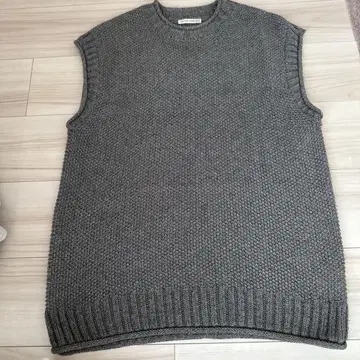 UNITED ARROWS 그레이 니트 베스트 L 사이즈 중고