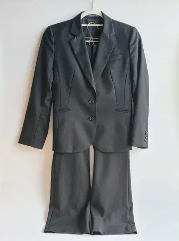 블랙 비즈니스 정장 수트 셋업 상하의