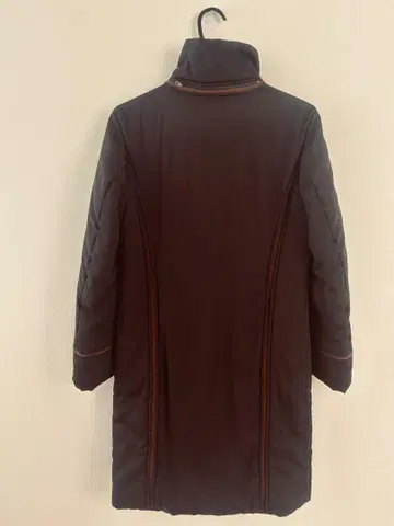 스포츠 맥스 다크 브라운 롱 기장 다운 자켓