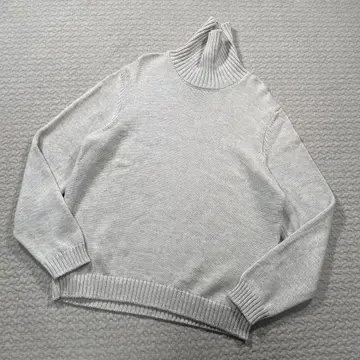 자노네 터틀넥 니트 스웨터 울 그레이 56