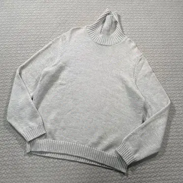 자노네 터틀넥 니트 스웨터 울 그레이 56