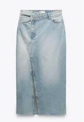 ZARA 롱 데님 스커트