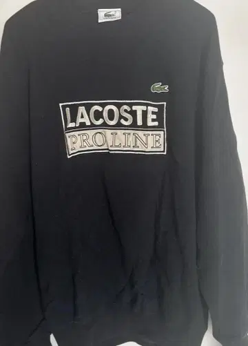 LACOSTE 모지 와니 블랙 트레이닝복