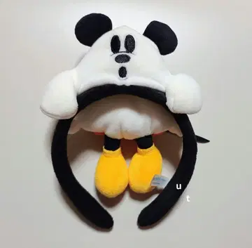 당일 발송 디즈니 할로윈 유령 미키 봉제 인형 머리띠 단종품