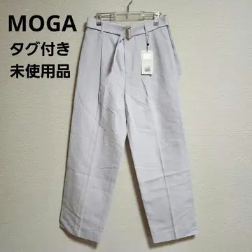 MOGA 모가 포켓 벨트 팬츠 캐주얼 3 워크 팬츠 화이트