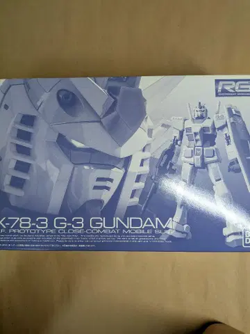 프리미엄 반다이 한정판 RG G-3 건담 미조립품