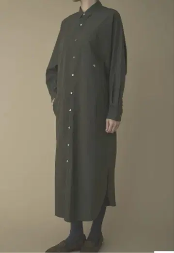 breathing 셔츠 드레스 2025-26 a/w 카키 38