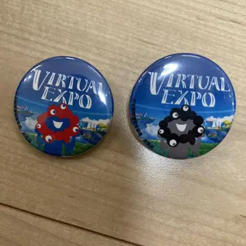VIRTUAL EXPO 캐릭터 배지 2개 세트