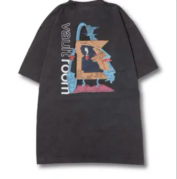 vaultroom ASCII TEE / CHARCOAL M