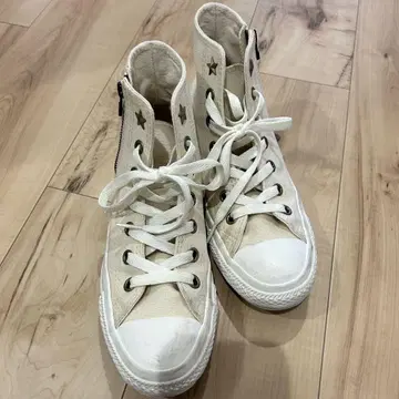 CONVERSE ALL STAR 하이컷 스니커즈 아이보리