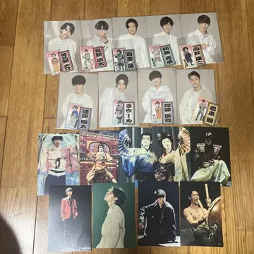 타키자와 가부키 ZERO Snow Man 센샤후다 스티커 엽서 세트
