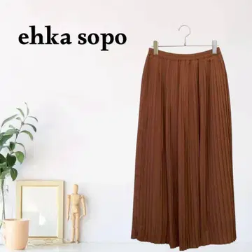 zG203 [ F ] ehka sopo 허리밴딩 무릎 기장 플리츠