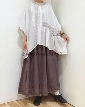 새상품 SM2 사만사 모스모스 레이스 패치워크 블라우스