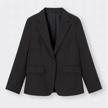 GU 워셔블 테일러드 자켓 Z 블랙 L