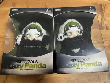 skullpanda lazy panda 스컬팬더 봉제 인형 2체 세트