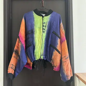 컬러풀 점퍼 블루종 원사이즈 구제 의류 vintage