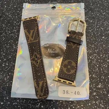 핸드메이드 LV 가죽 Apple Watch 벨트