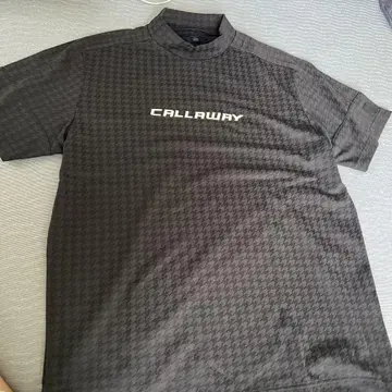 CALLAWAY 모크넥 셔츠 블랙