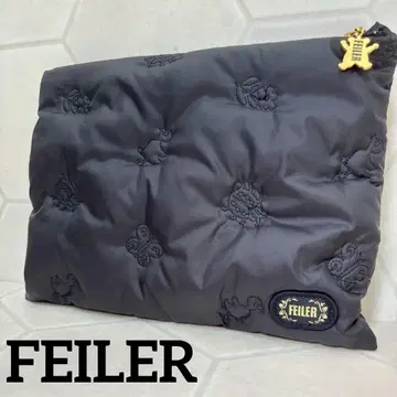 새상품급! 페이러 FEILER 퀼팅 하이디 파우치 블랙