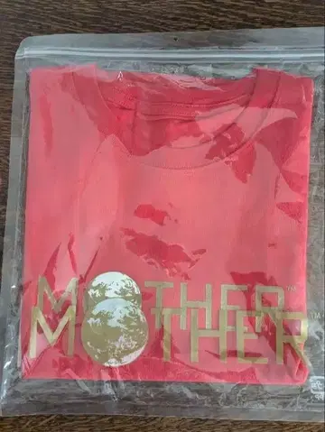 MOTHER 로고 T셔츠 빨간색 S 사이즈