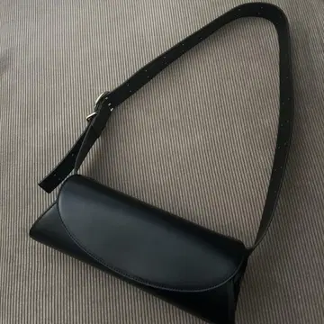 질 샌더 블랙 숄더백