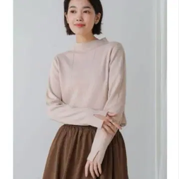 Bou Jeloud 하이넥 총침 니트 풀오버