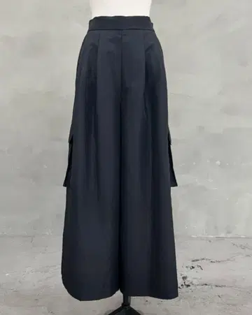 [ 리그도트Lig. wide cargo pants ] 블랙