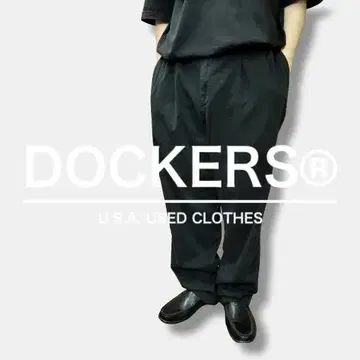 USA 구제 의류 정품 DOCKERS 와이드 2턱 팬츠 CP1-823
