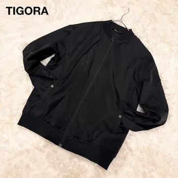 새상품급 TIGORA 티고라 점퍼 자켓 아우터 블랙 L