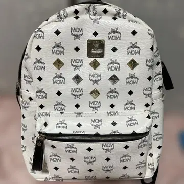 MCM 화이트 백팩 백팩 화이트 MCM