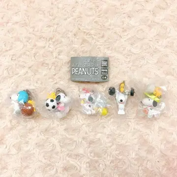 PEANUTS 스누피 스포츠 마스코트 전 5종 풀컴프