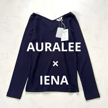 택 포함 새상품 오라리 IENA 별주 V넥 티셔츠