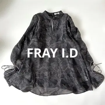 프레이 아이디 프론트 슬릿 블라우스 쉬폰 블라우스