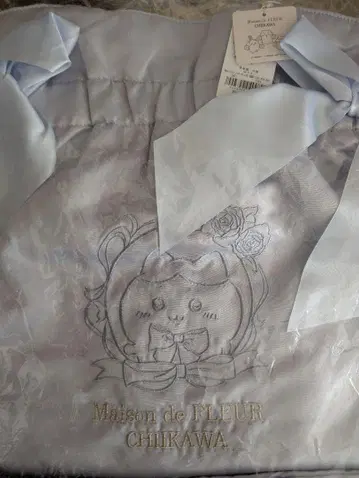 치이카와 (먼작귀) Maison de FLEUR 자수 토트백 하치와레