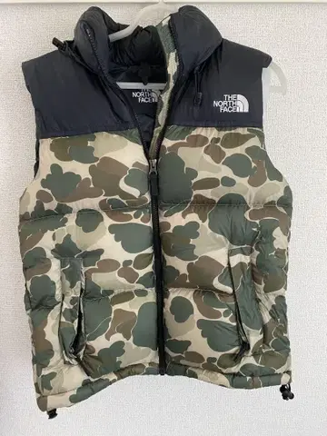 THE NORTH FACE 카모플라쥬/카모플라쥬 다운 베스트 S