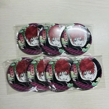 NARUTO 전갈 컬렉션 캔뱃지 7개 세트 원작 그림