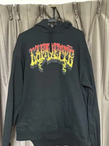 Lafayette XL 블랙 후드티 그래픽 프린트