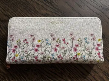 사만사 타바사 꽃무늬 자수 장지갑 미사용 새상품