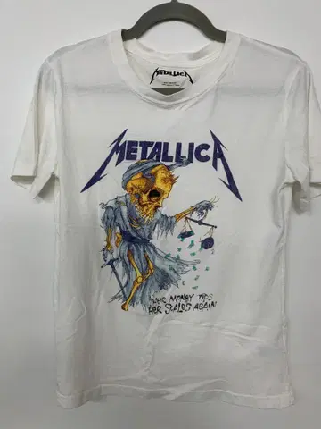 METALLICA x GU 콜라보 2017 T셔츠 M 사이즈