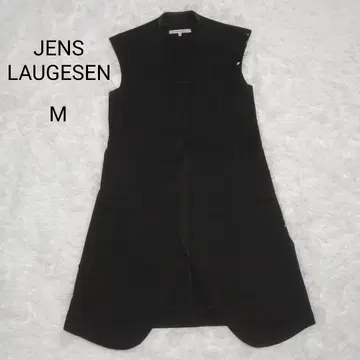 JENS LAUGESEN 슬리브리스 롱 베스트 M 블랙