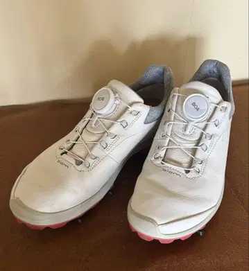 ecco 골프화 BOA 화이트 22.5cm