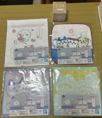치이카와(먼작귀) 1번 복권 뭔가 포근한 치이카와 온천 5세트