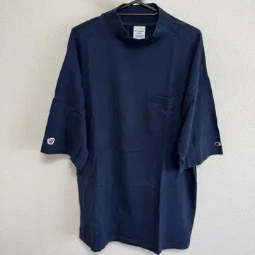 Champion x BEAMSBOY 별주 모크넥 빅 T셔츠 여성용 남성용