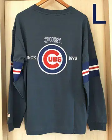 MLB 시카고 컵스 긴팔 티셔츠 롱티 L 사이즈 백 프린트