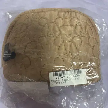 곰 학교 퀼팅 라운드 파우치