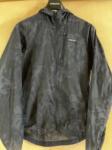 Patagonia 파타고니아 후디니 자켓 남성용 XS 네이비 패턴