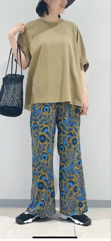 relume 아프리칸 플라워 프린트 팬츠