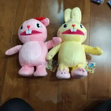 해피 트리 프렌즈 걷는 토코토코 기믹 봉제 인형 세트 레어